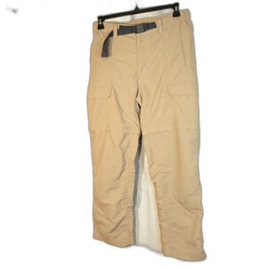 The North Face size M Tan convertible Cargo Pants for Outdoor Adventures